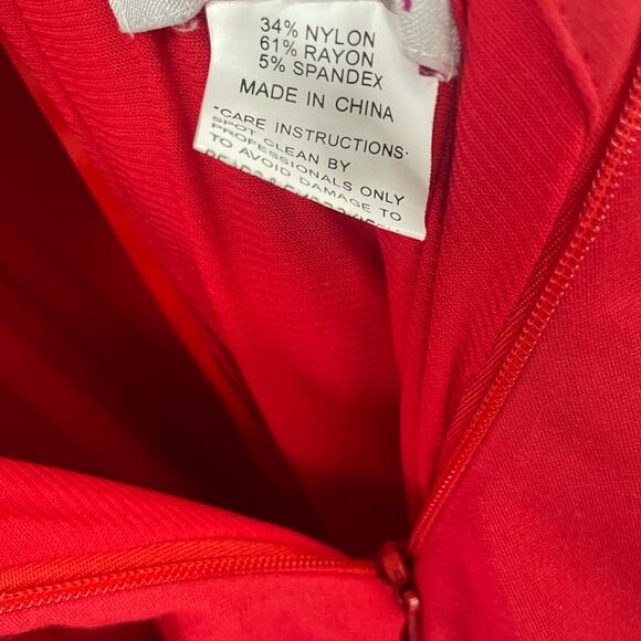 Jovani Style 21899 Fitted Jersey Halter Neck Ruffle Open Back Gown Red 2 ASIS - Picture 12 of 13